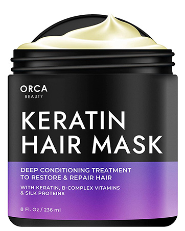 keratin hair mask