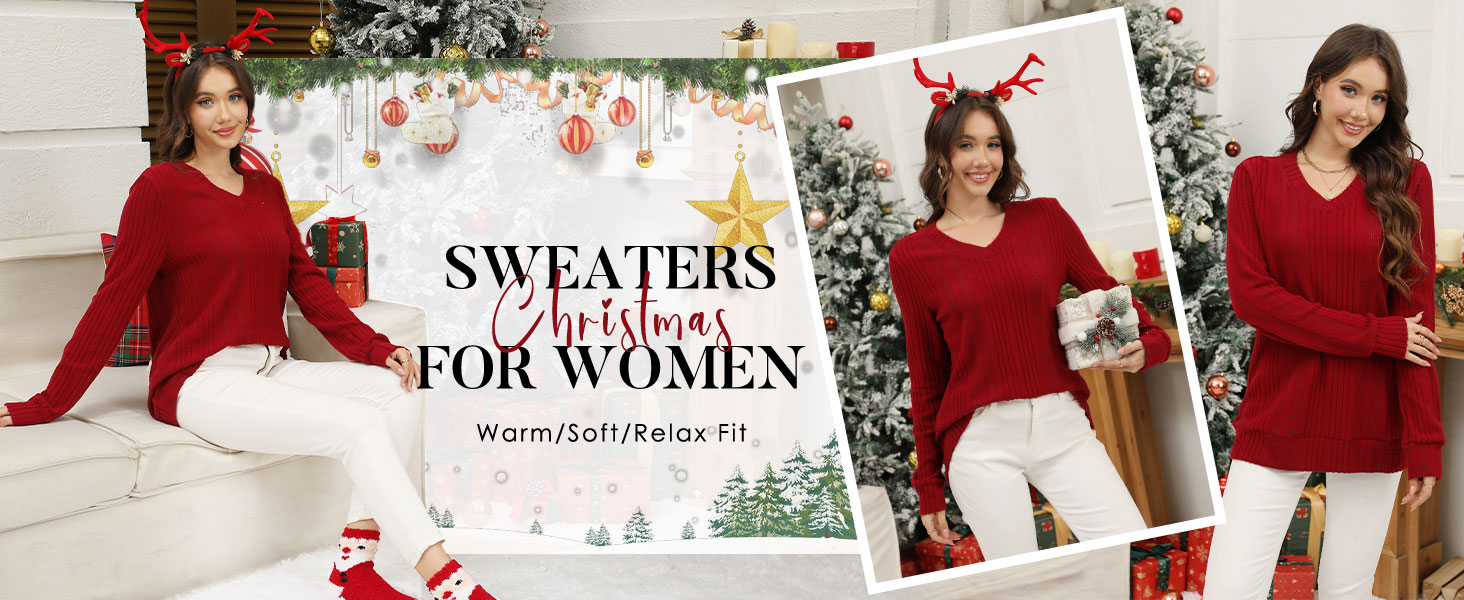 christmas sweaters for women