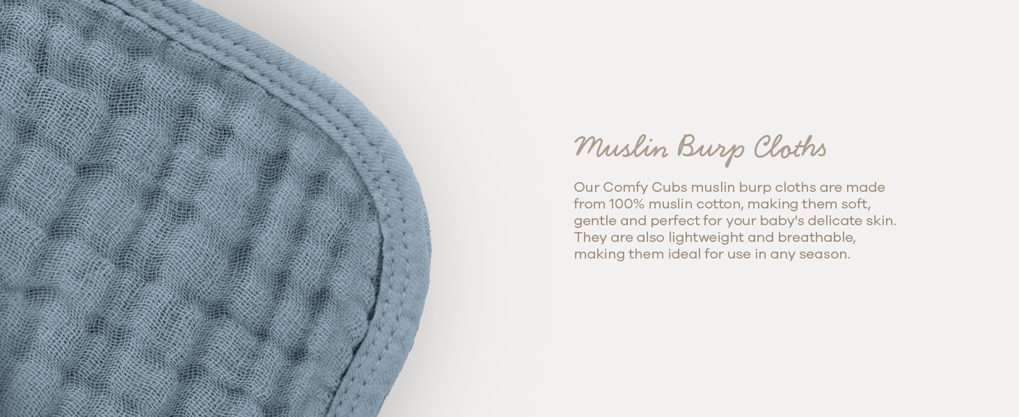 Muslin Burp Cloths