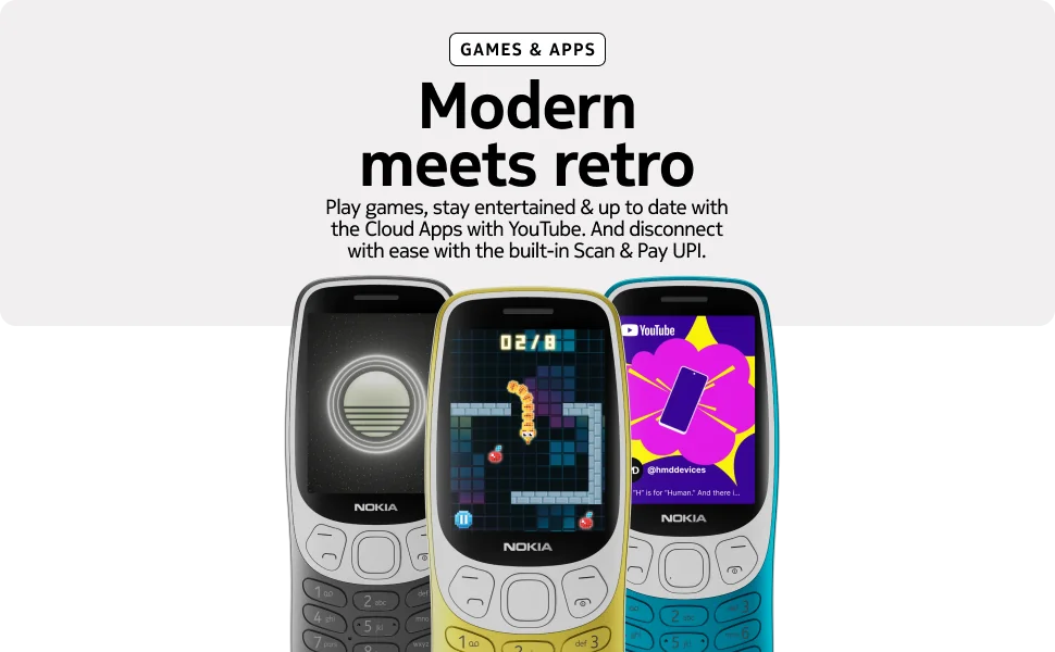 Nokia 3210, Keypad phone, Nokia Keypad phone, snake game