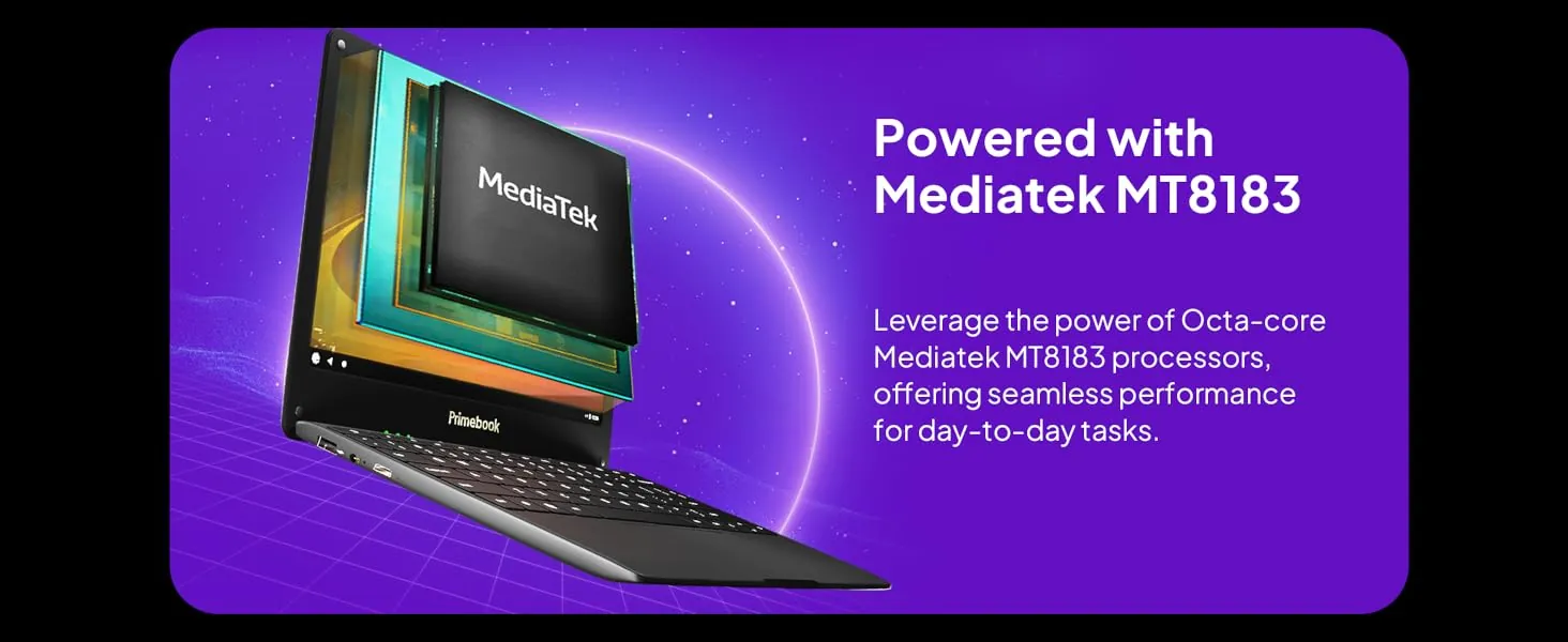 Mediatek MT8183, Primebook, Android Laptop, Laptop for learning, chromebook, student laptop