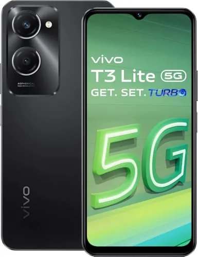 Vivo T3 Lite 5G Smartphone (Majestic Black, 4GB Ram 128GB Storage)