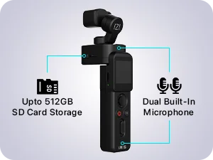 IZI Iris Pocket Gimbal Camera