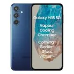 Samsung Galaxy M35 5G (Moonlight Blue,8GB RAM,128GB Storage)| Corning Gorilla Glass Victus+| AnTuTu Score 595K+ | Vapour Cooling Chamber | 6000mAh Battery | 120Hz Super AMOLED Display| Without Charger