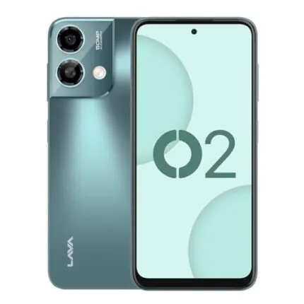 Lava O2 (Imperial Green, 8GB RAM, UFS 2.2 128GB Storage) |AG Glass Back|T616 Octacore Processor|18W Fast Charging|6.5 inch 90Hz Punch Hole Display|50MP AI Dual Camera|Upto 16GB Expandable RAM