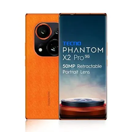 TECNO Phantom X2 Pro 5G Mars Orange (12GB RAM,256GB Storage) | World's 1st Retractable 50MP Portrait Lens | World's 1st 4nm Dimensity 9000 5G Processor