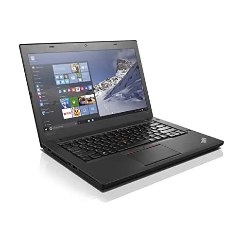 Lenovo (Renewed) Thinkpad T460 14-inch (35 cm) Laptop (Intel, I5-6300U/16GB/256GB/Dos/Integrated Graphics), Black