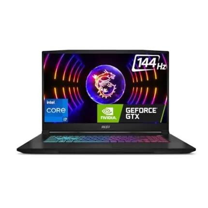 MSI Katana 17, Intel 13th Gen. i7-13620H, 44CM FHD 144Hz Gaming Laptop (8GBx2/512GB NVMe SSD/Windows 11 Home/Nvidia GeForce RTX3050, 6GB GDDR6/Black/2.6Kg), B13UDXK-255IN