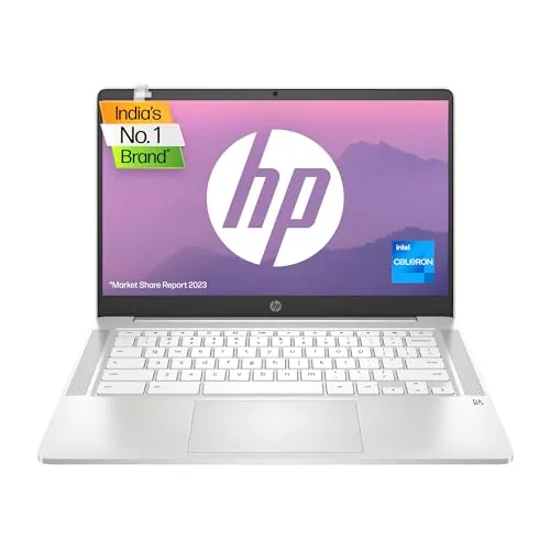 HP Chromebook X360,Intel Celeron N4120,14-Inch (35.6 Cm),Hd,4Gb Lpddr4,64Gb Emmc,Intel Uhd Graphics,Thin&Light,Dual Speakers,Brightview Display (Chrome 64,White,1.49 Kg),Ca0505Tu,Chrome OS