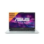 ASUS Vivobook Go 14 (2023), AMD Ryzen 5 7520U, 14-inch (35.56 cm) FHD, Thin & Light Laptop (8GB/512GB SSD/Windows 11/Office 2021/Alexa Built-in/Grey Green/1.38 kg), E1404FA-NK523WS