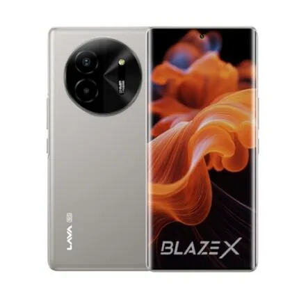 Lava Blaze X 5G - Titanium Grey (4GB RAM | 128GB Storage) - Segment First 5G Curved AMOLED Display* | 64MP Sony Sensor Camera | Upto 8GB Expandable RAM | Latest MediaTek 5G Processor