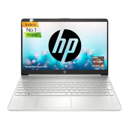 HP Laptop 15, AMD Ryzen 5 5500U, 15.6-inch (39.6 cm), FHD, 16GB DDR4(3200 SDRAM), 512GB SSD, Dual Speakers,MSO,Windows 11,Natural Silver,1.69 kg,15s-eq2305au