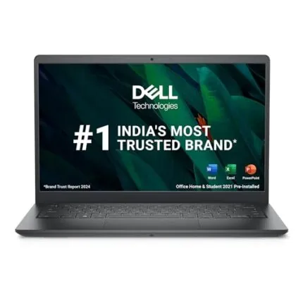 Dell 14 Thin & Light Laptop, 13th Gen Intel Core i3-1305U Processor/ 8GB/ 512GB SSD/14.0" (35.56cm) FHD + Comfort view/Windows 11 + MSO'21/15 Month McAfee/Spill-resistant Keyboard/Carbon Black/ 1.46kg