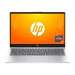 HP 14 AMD Ryzen 3 7320u (8GB DDR5 RAM/ 512 GB NVMe M.2 SSD/Windows 11 / MS Office'2021 / FHD 14" (35.6 cm) + Backlit Keyboard/Silver / 1.4 kg/Dual Speakers) em0025AU / Laptop