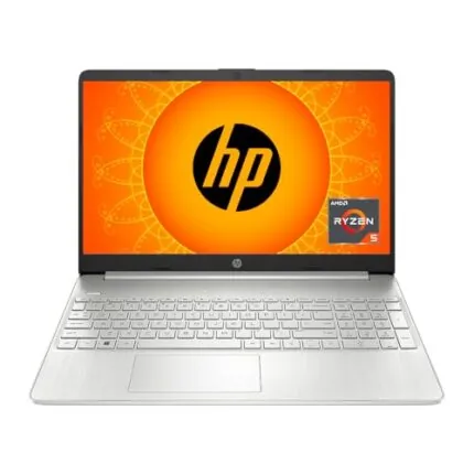 HP 15s Ryzen 5 5500U (8GB RAM/512GB SSD/FHD/Windows 11/MS Office 21/15.6” (39.6cm)/Silver/1.69kg) eq2223AU Laptop