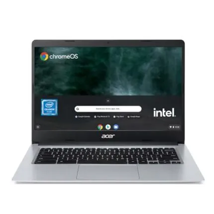 Acer Chromebook Intel Celeron Dual-Core N4500 (Chrome OS/8 GB/128 GB eMMC) CB314-3H with 35.5 cm (14") HD Display, Pure Silver, 1.45 KG