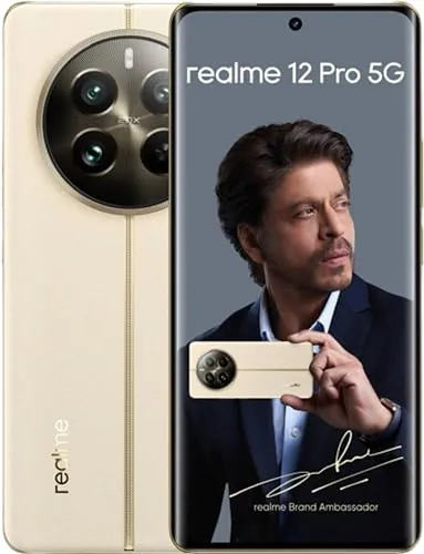 realme 12 Pro 5G (Navigator Beige, 8GB RAM, 256GB Storage) | 50 MP Sony IMX882 OIS Camera Snapdragon 6 Gen 1 5G Processor